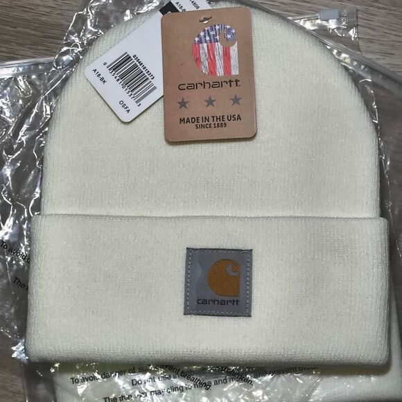 Carhartt A18 Knit Beanie – Winter White – Brand New - Picture 4 of 4